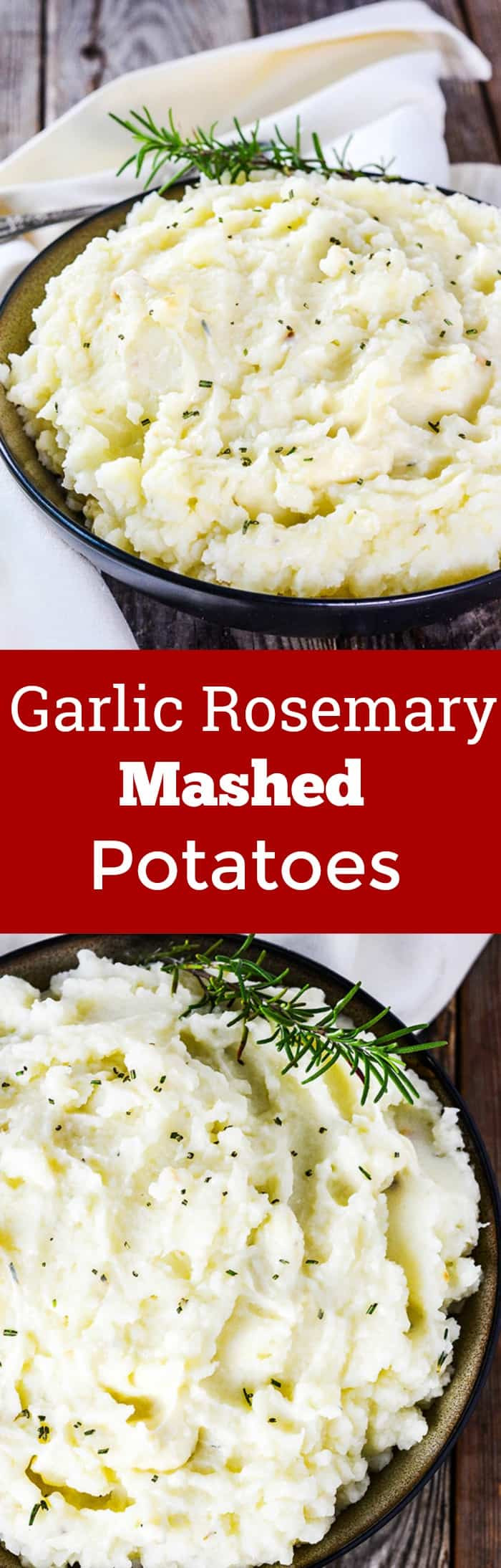 Rosemary Garlic Mashed Potatoes
 Vegan Garlic Rosemary Mashed Potatoes