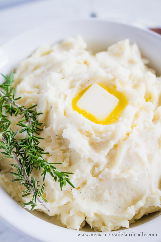 Rosemary Garlic Mashed Potatoes
 Garlic Rosemary Mashed Potatoes Eighteen25