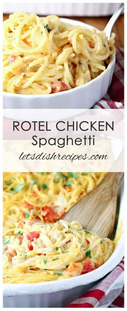 Rotel Chicken Spaghetti
 Rotel Chicken Spaghetti