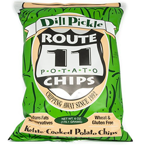 Route 11 Potato Chips
 Route 11 Dill Pickle All Natural Potato Chips 6 oz Bag