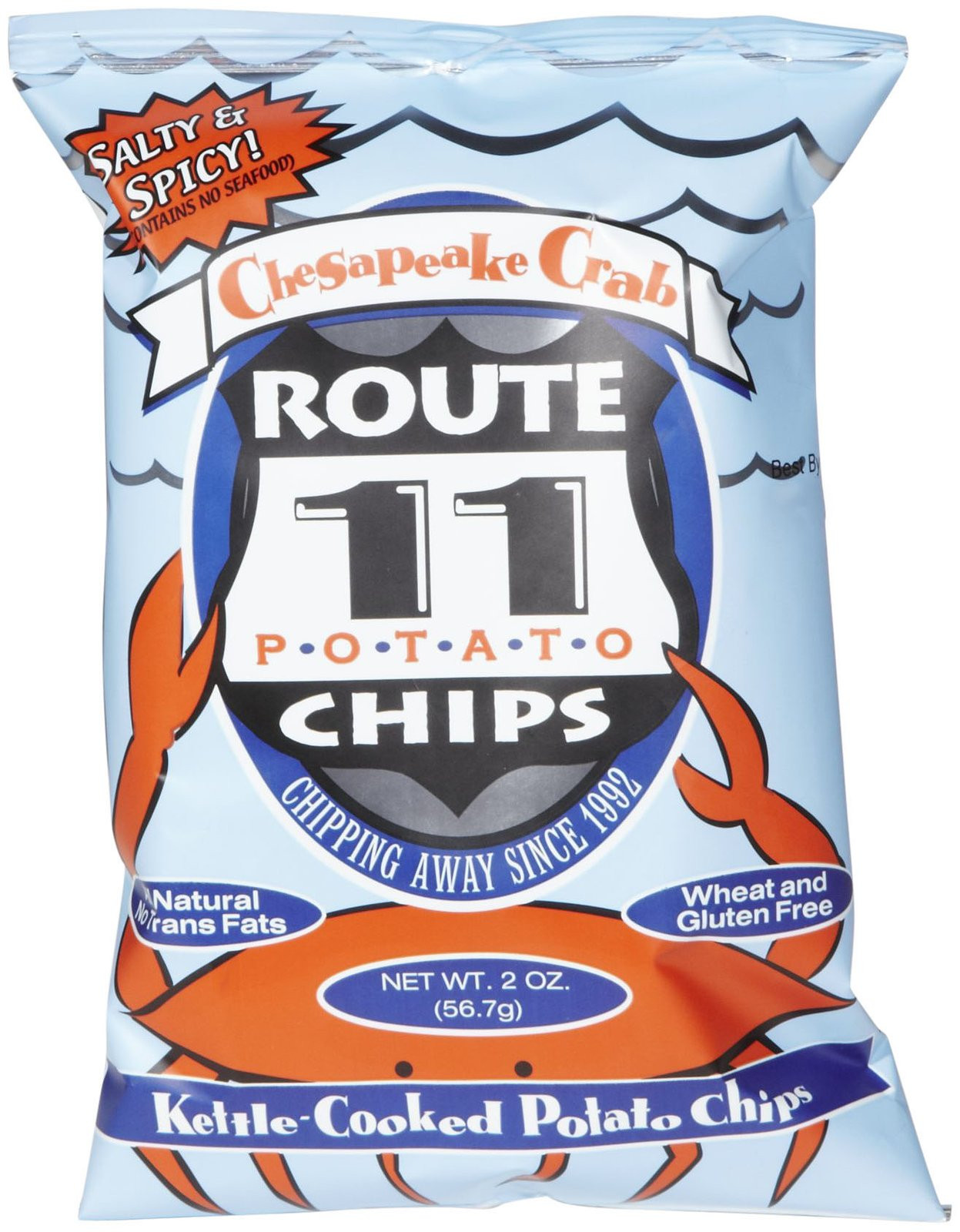 Route 11 Potato Chips
 Jual Route 11 Chesapeake Crab Potato Chips Makanan Snack