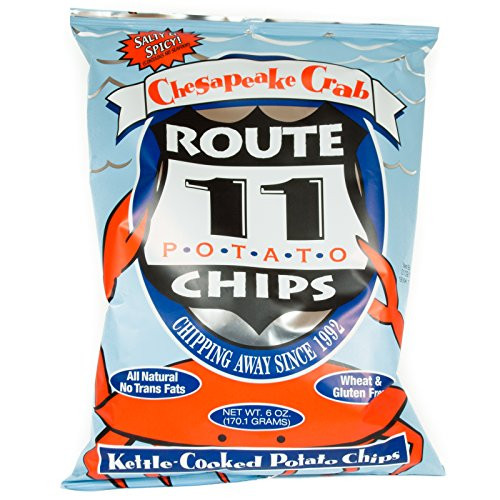 Route 11 Potato Chips
 Route 11 Chesapeake Crab All Natural Potato Chips 6 Oz