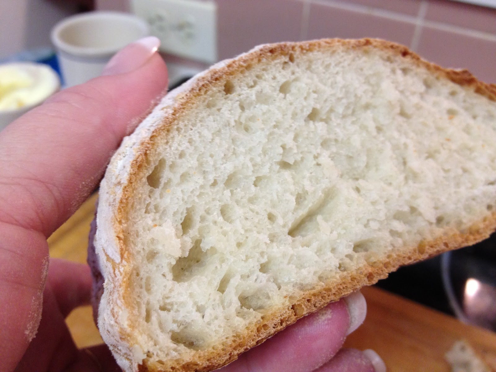 Rustic Italian Bread
 Tracy Cooks in Austin Crusty Rustic Italian Bread