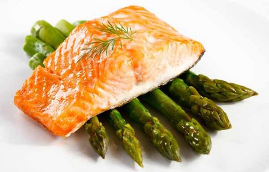 Salmon And Asparagus Recipe
 Grilled Salmon with Orzo and Asparagus