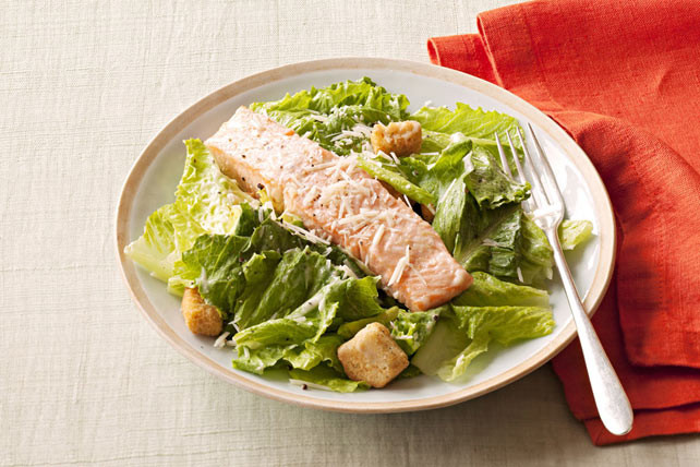 Salmon Caesar Salad
 Salmon Caesar Salad Kraft Recipes