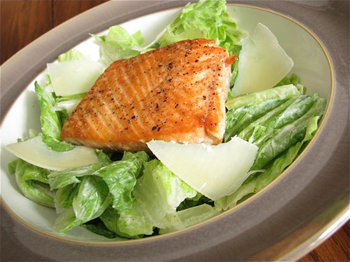 Salmon Caesar Salad
 Salmon Caesar Salad