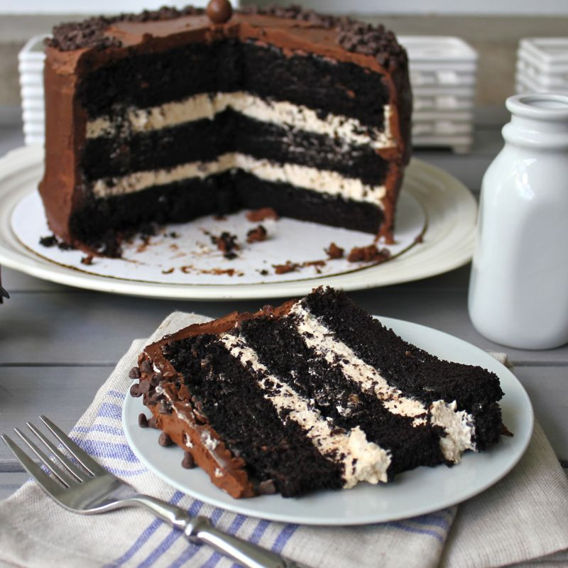 Salted Caramel Chocolate Cake
 Dark Chocolate Salted Caramel Layer Cake