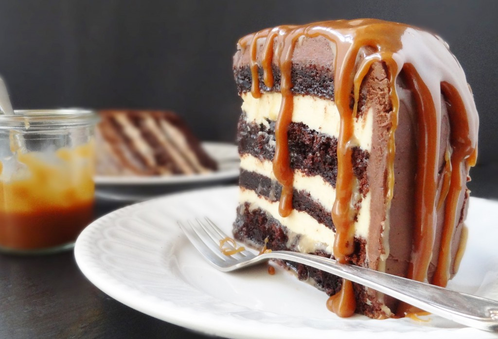 Salted Caramel Chocolate Cake
 Salted Caramel Chocolate Fudge Cake Domestic Gothess