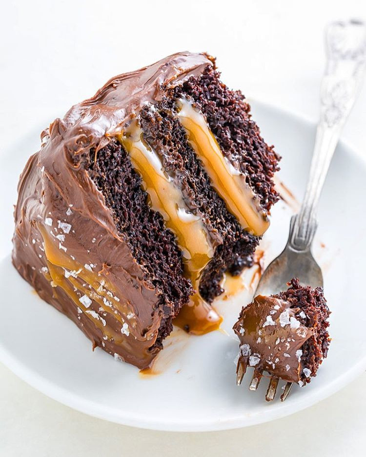 Salted Caramel Chocolate Cake
 Chocolate And Salted Caramel Layer Cake recipe