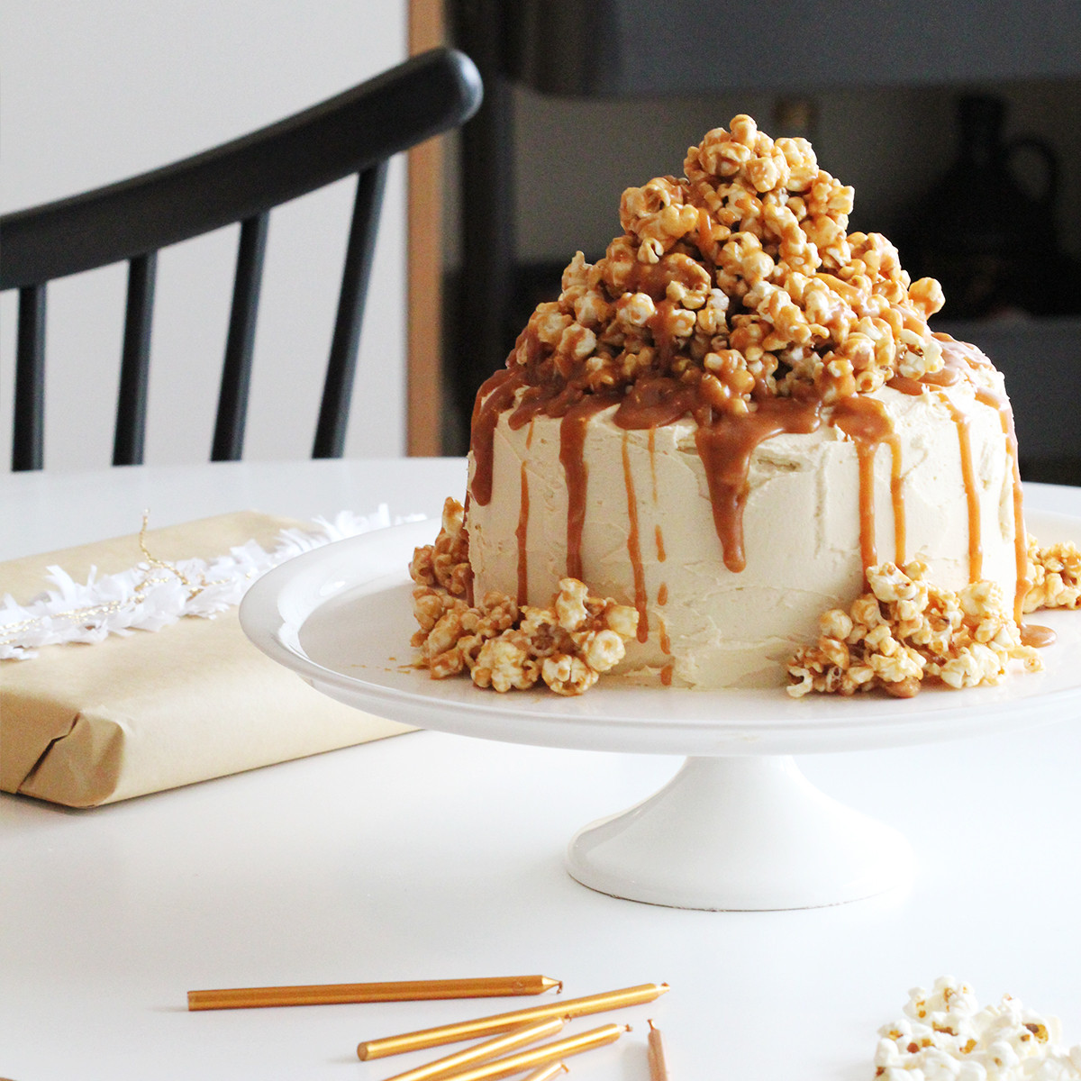 Salted Caramel Chocolate Cake
 Chocolate Cake with Salted Caramel Frosting