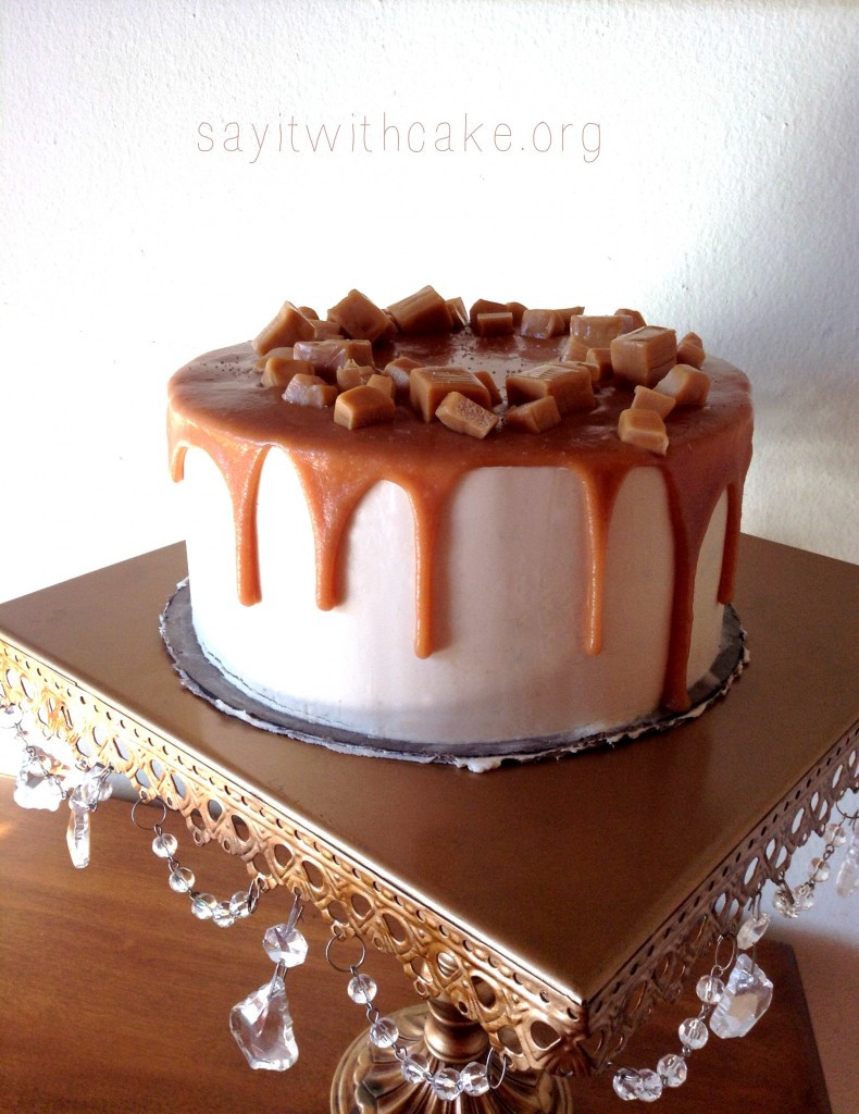 Salted Caramel Chocolate Cake
 Salted Caramel and Chocolate Mud Cake – Say it With Cake