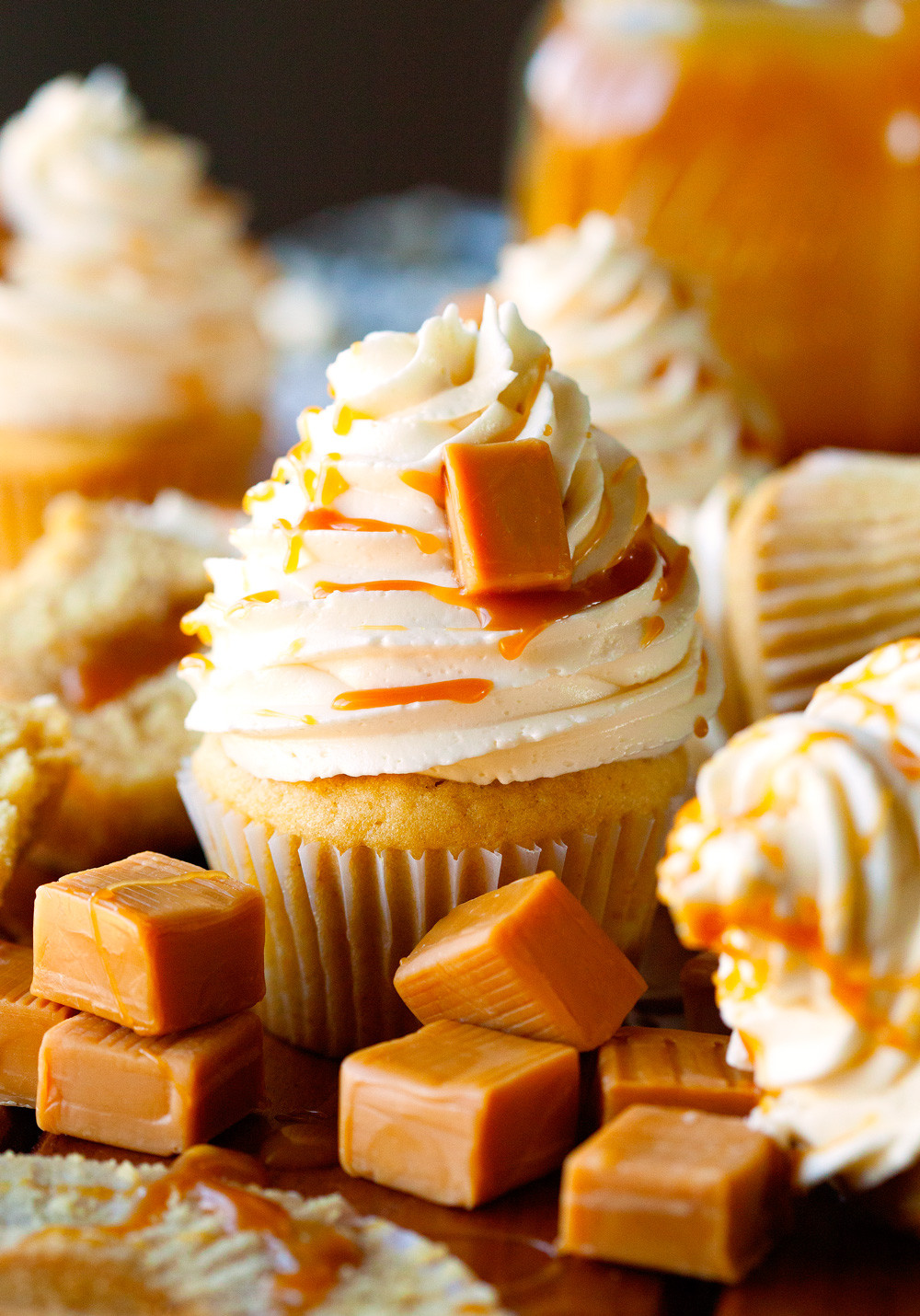 Salted Caramel Cupcakes
 The Best Salted Caramel Cupcakes