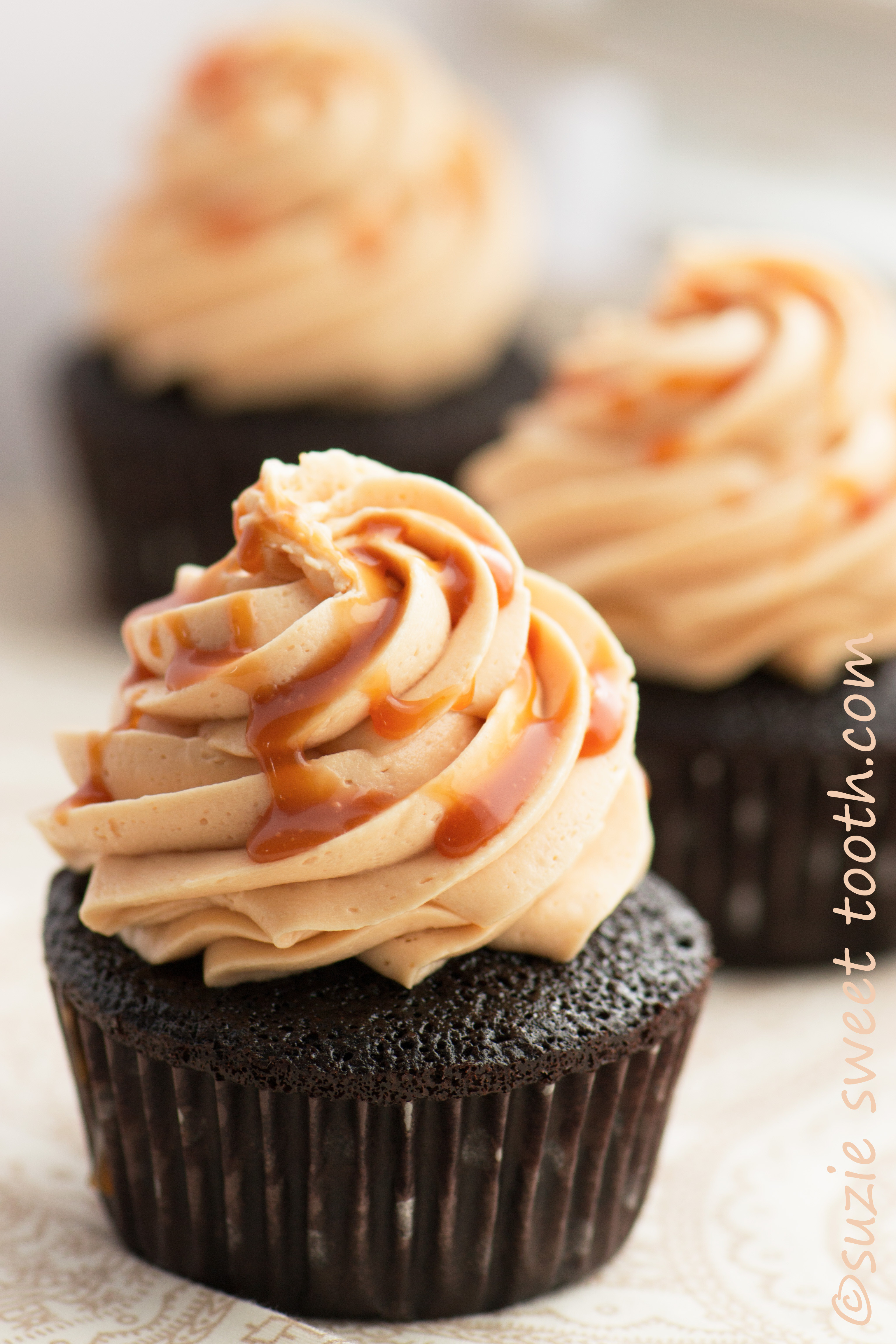 Salted Caramel Cupcakes
 Chocolate Salted Caramel Cupcakes