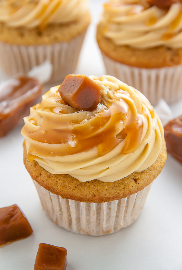 Salted Caramel Cupcakes
 Ultimate Salted Caramel Cupcakes Baker by Nature