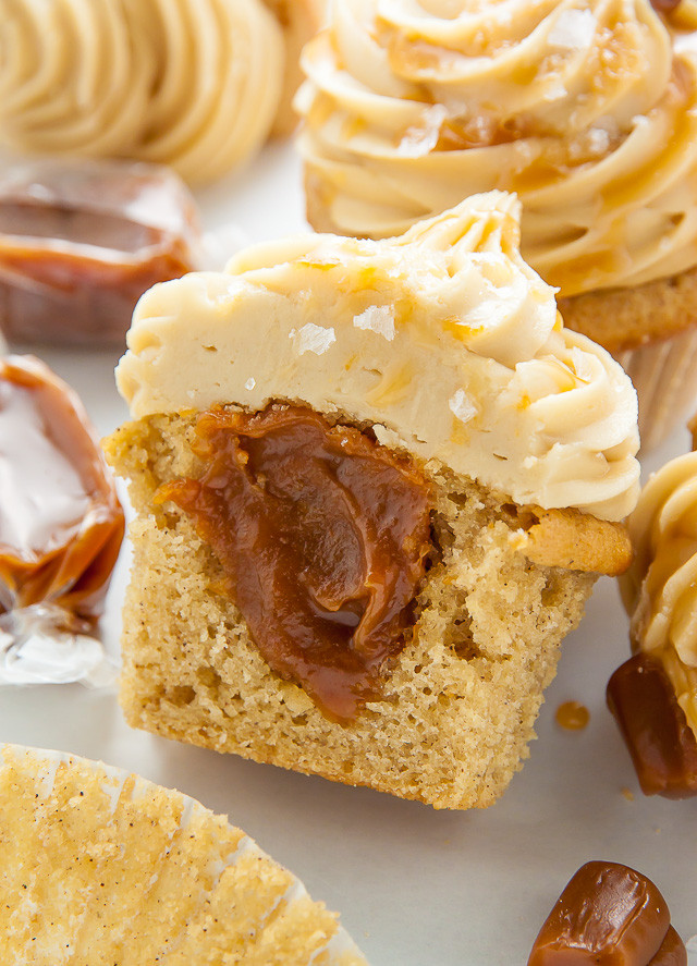 Salted Caramel Cupcakes
 Ultimate Salted Caramel Cupcakes Baker by Nature