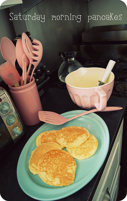 Saturday Morning Pancakes
 Settling in