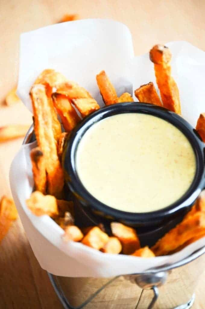 Sauce For Sweet Potato Fries
 Baked Sweet Potato Fries with Maple Mustard Dipping Sauce