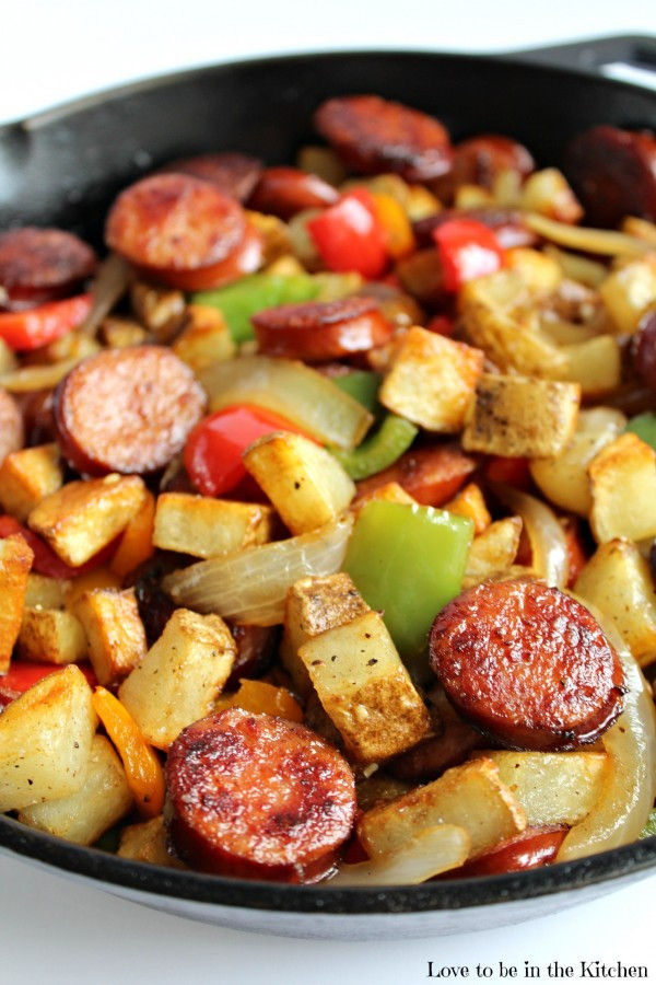 Sausage Dinner Recipes
 Smoked Sausage Hash Love to be in the Kitchen