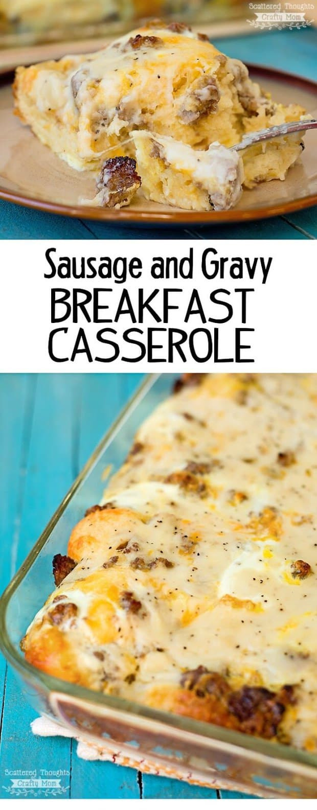 Sausage Gravy Breakfast Casserole
 Sausage and Gravy Breakfast Casserole The Best Blog Recipes