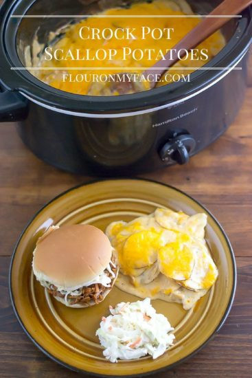 Scalloped Potatoes In Crock Pot
 Crock Pot Scalloped Potatoes Flour My Face