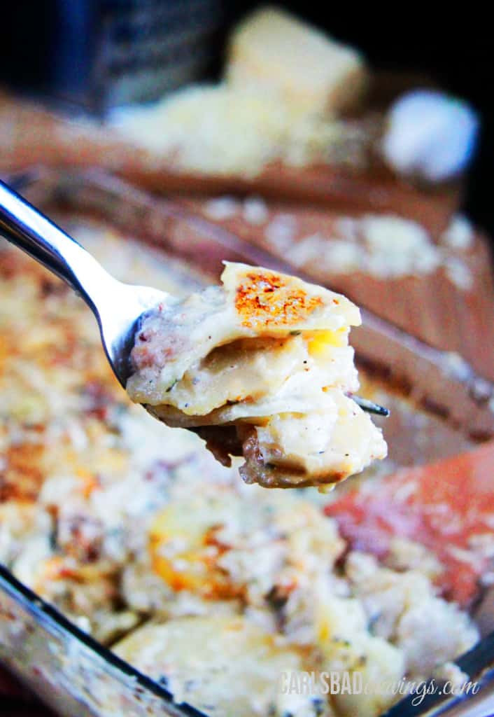 Scalloped Potatoes With Bacon
 Scalloped Potatoes Au Gratin with Bacon