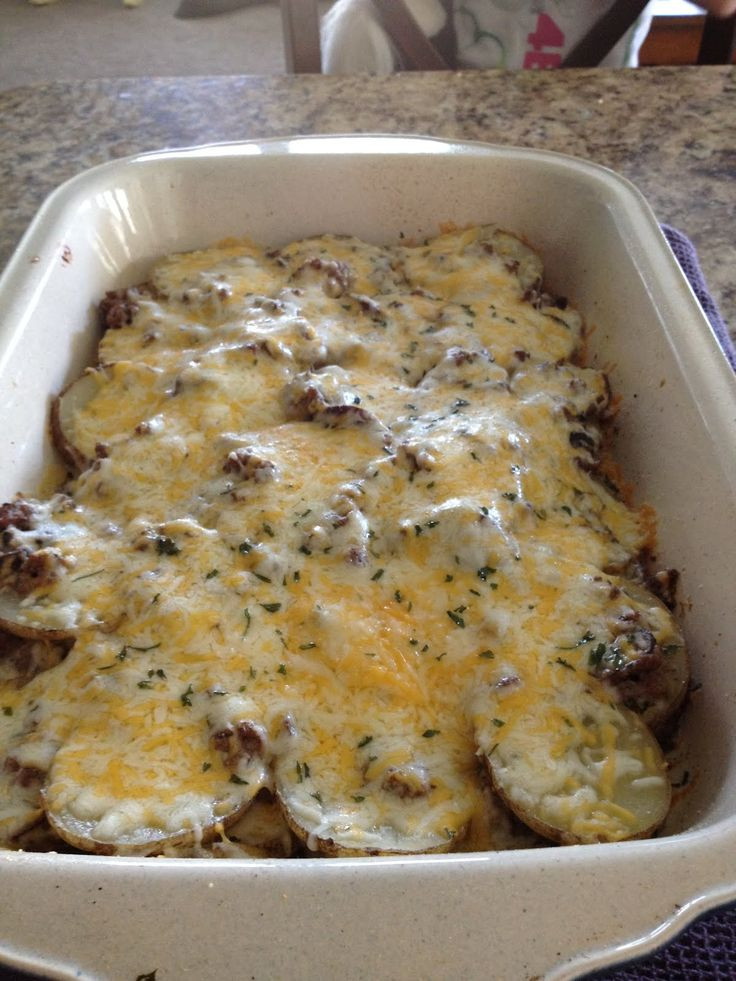 Scalloped Potatoes With Cream Of Mushroom Soup
 134 best images about GROUND BEEF RECIPES on Pinterest