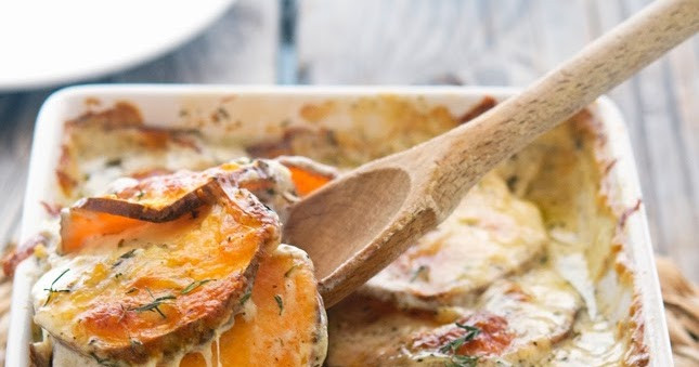 Scalloped Sweet Potatoes
 The Iron You Scalloped Sweet Potatoes