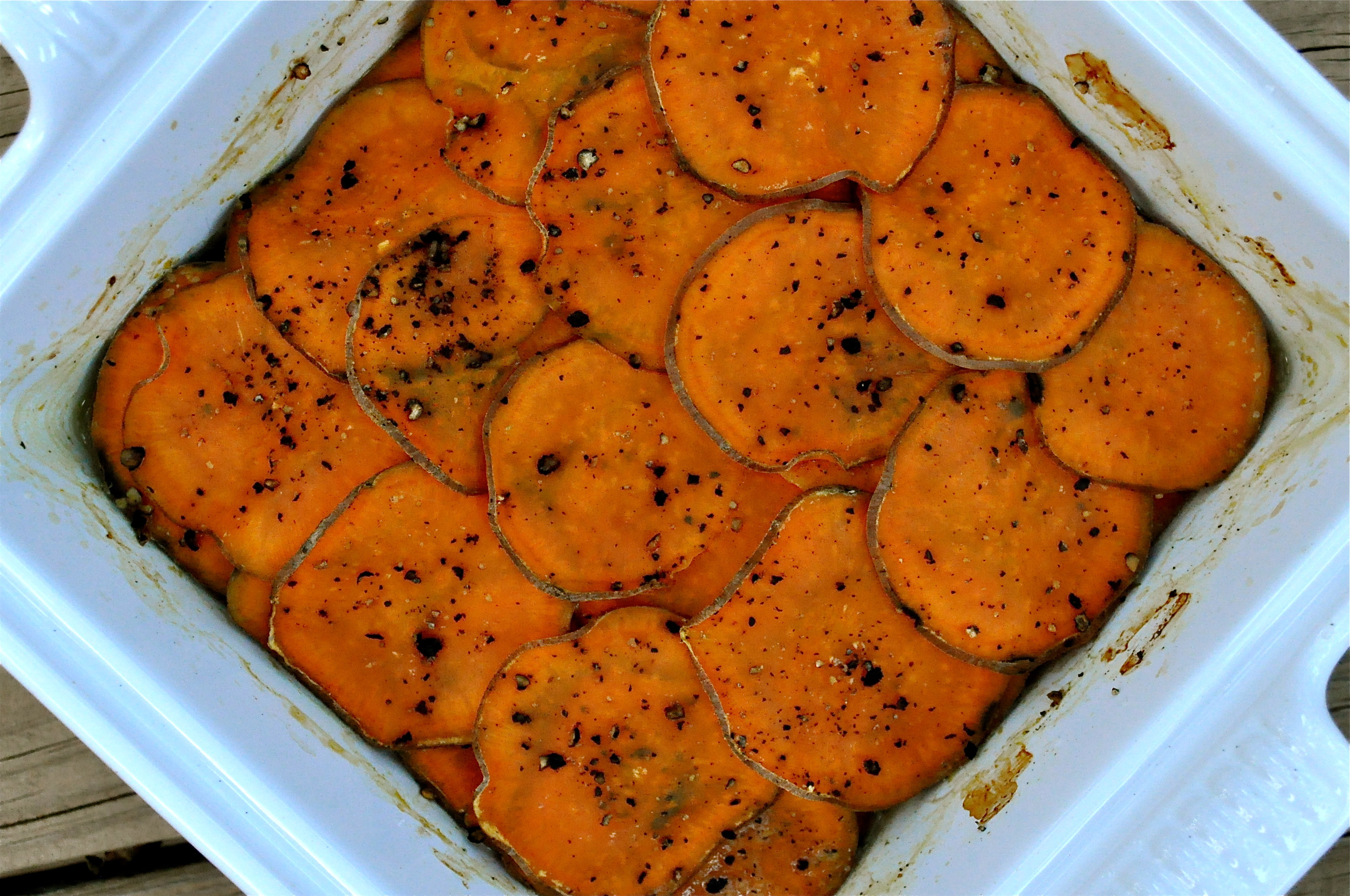 Scalloped Sweet Potatoes
 Scalloped Sweet Potatoes Fed & Fit