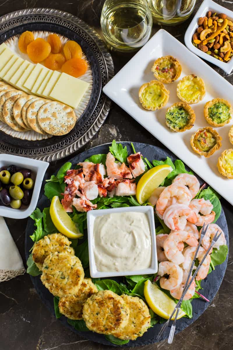 Seafood Appetizer Recipes
 Seafood Appetizer Platter with Homemade Mustard Sauce