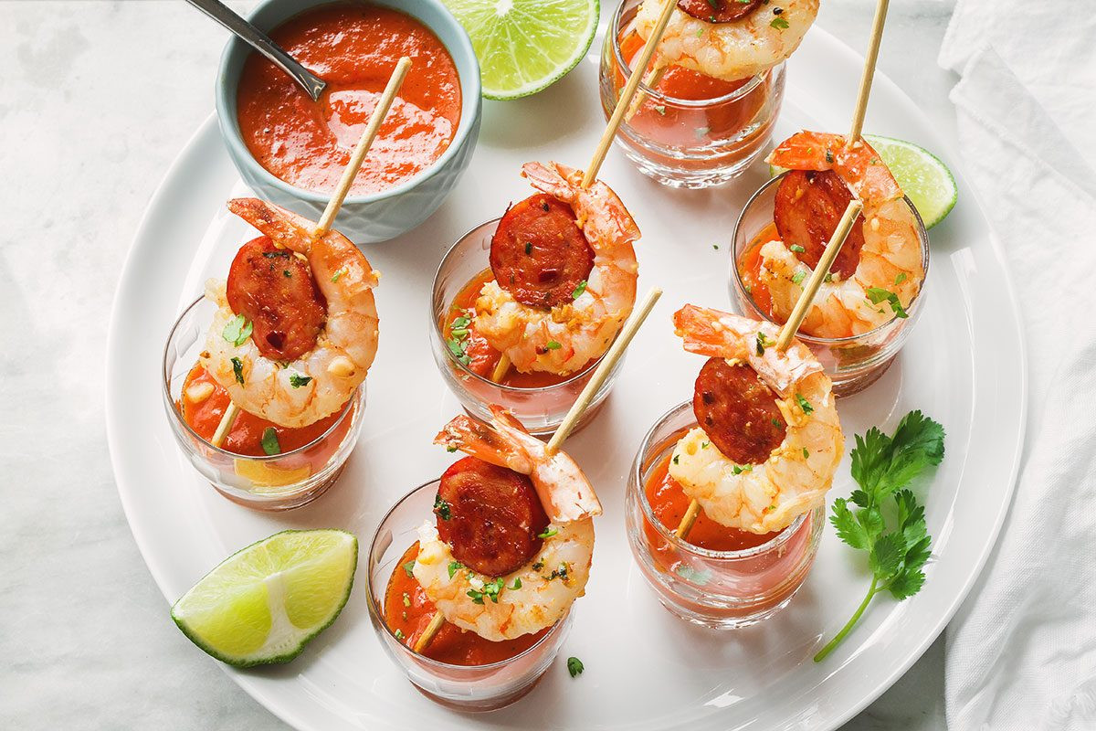 Seafood Appetizer Recipes
 Shrimp and Chorizo Appetizers Recipe — Eatwell101