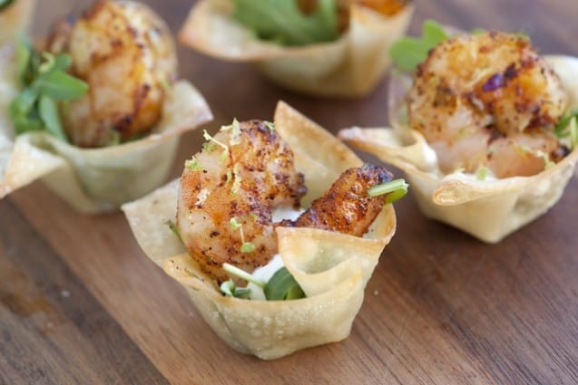 Seafood Appetizer Recipes
 Chili Lime Shrimp Cups