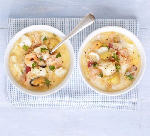 Seafood Chowder Recipes
 Simple seafood chowder recipe