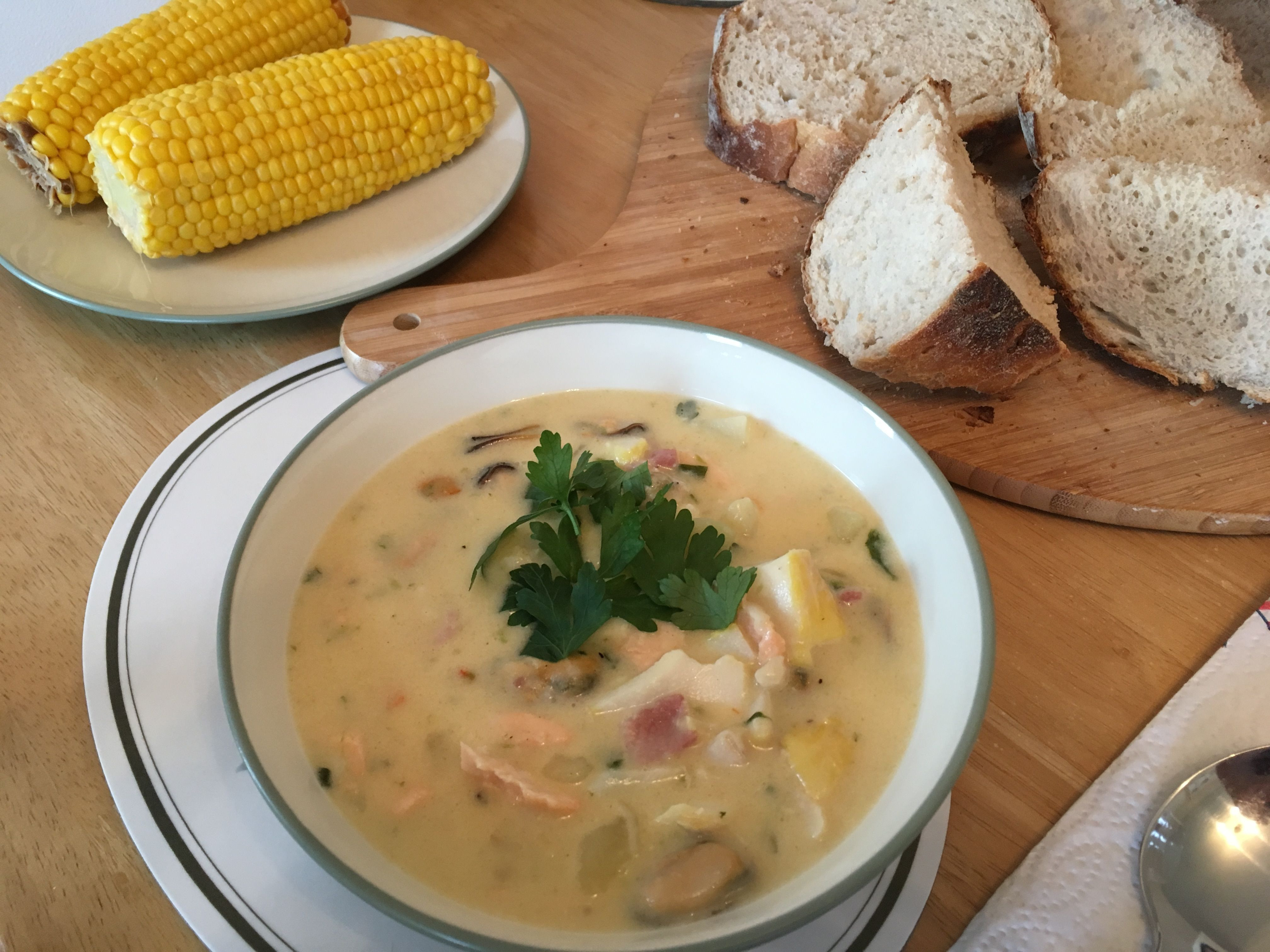 Seafood Chowder Recipes
 Thick and creamy seafood chowder recipe All recipes UK