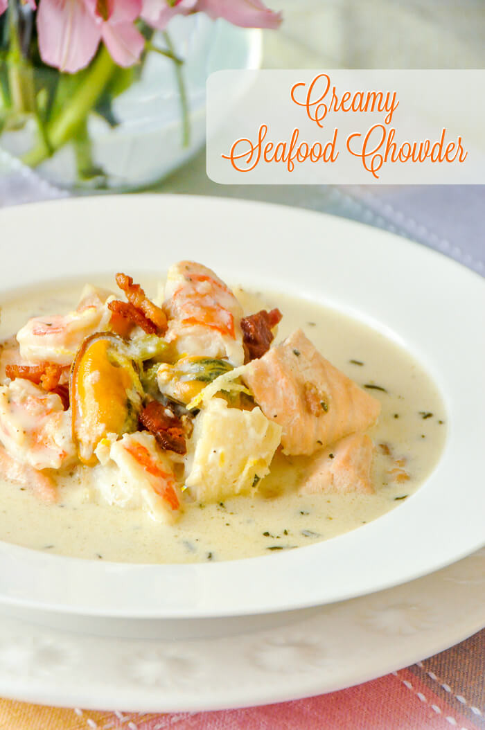 Seafood Chowder Recipes
 Creamy Seafood Chowder a beautifully indulgent seafood