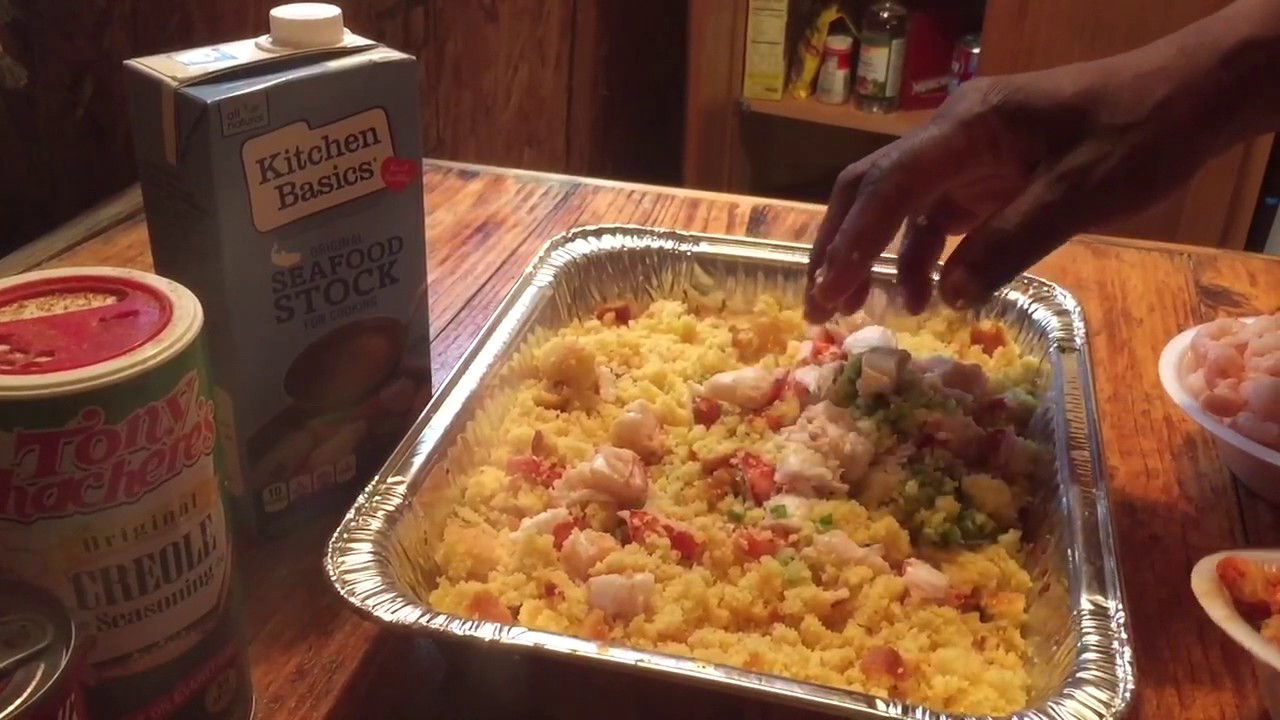 Seafood Cornbread Dressing
 cajun seafood dressing