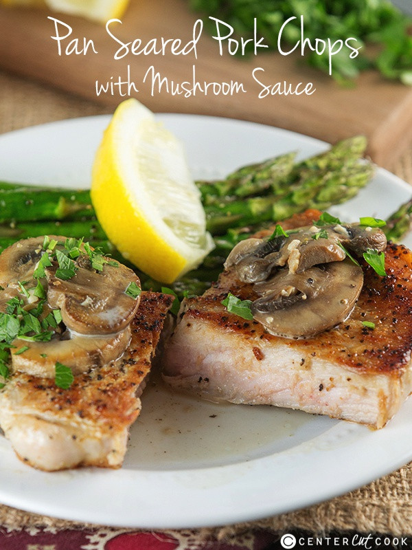 Seared Pork Chops
 Pan Seared Pork Chops Recipe — Dishmaps