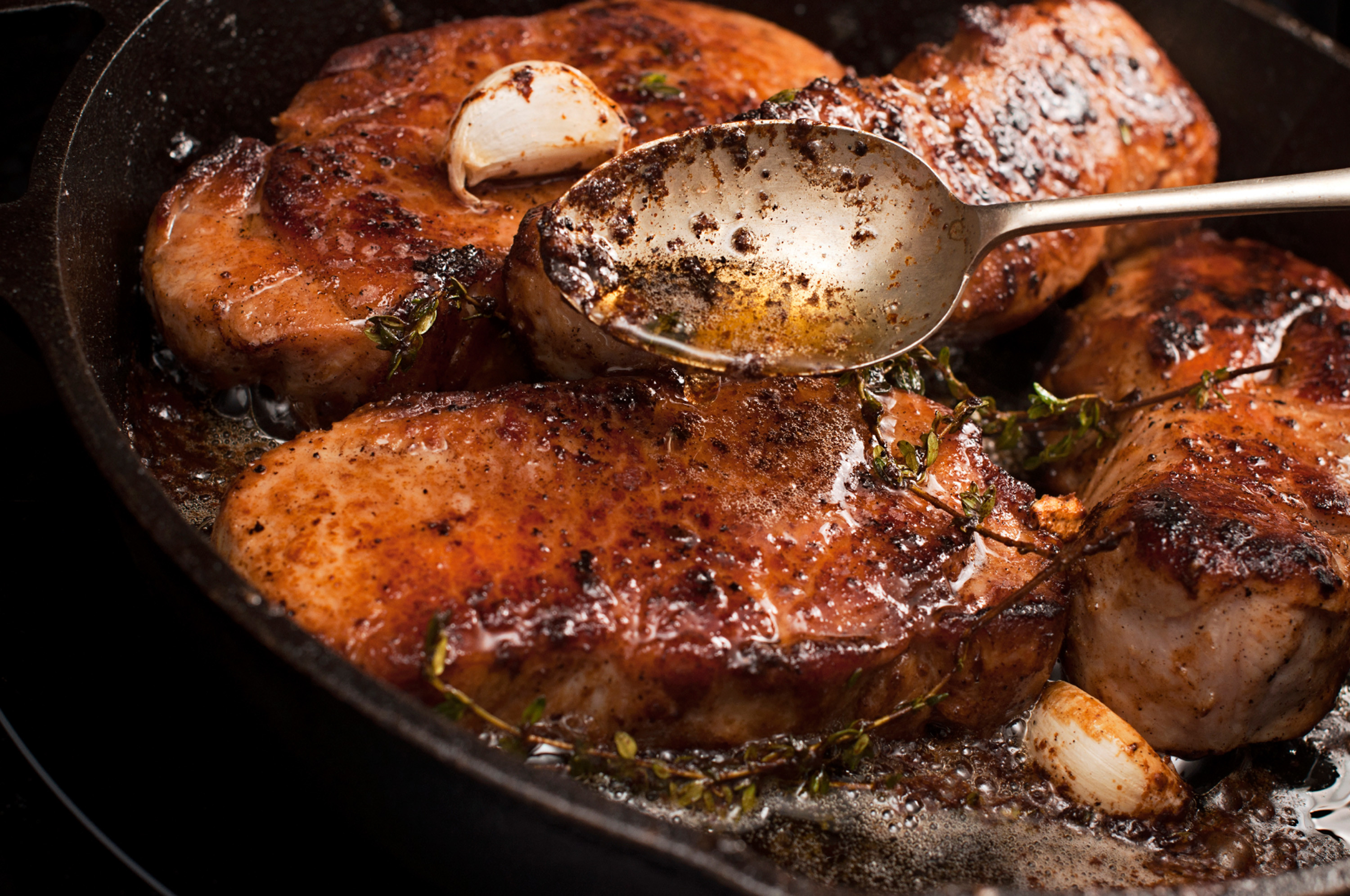 Seared Pork Chops
 Pan Seared Pork Chops Recipe — Dishmaps