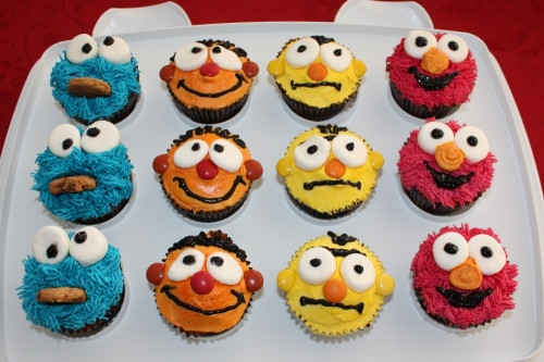 Sesame Street Cupcakes
 Sesame Street Cupcakes Our Family Projects