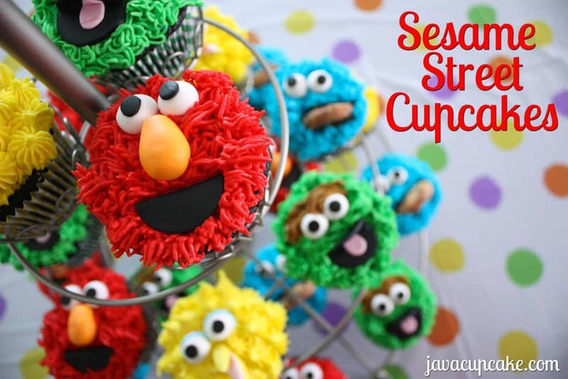 Sesame Street Cupcakes
 Tutorial Sesame Street Cupcakes JavaCupcake