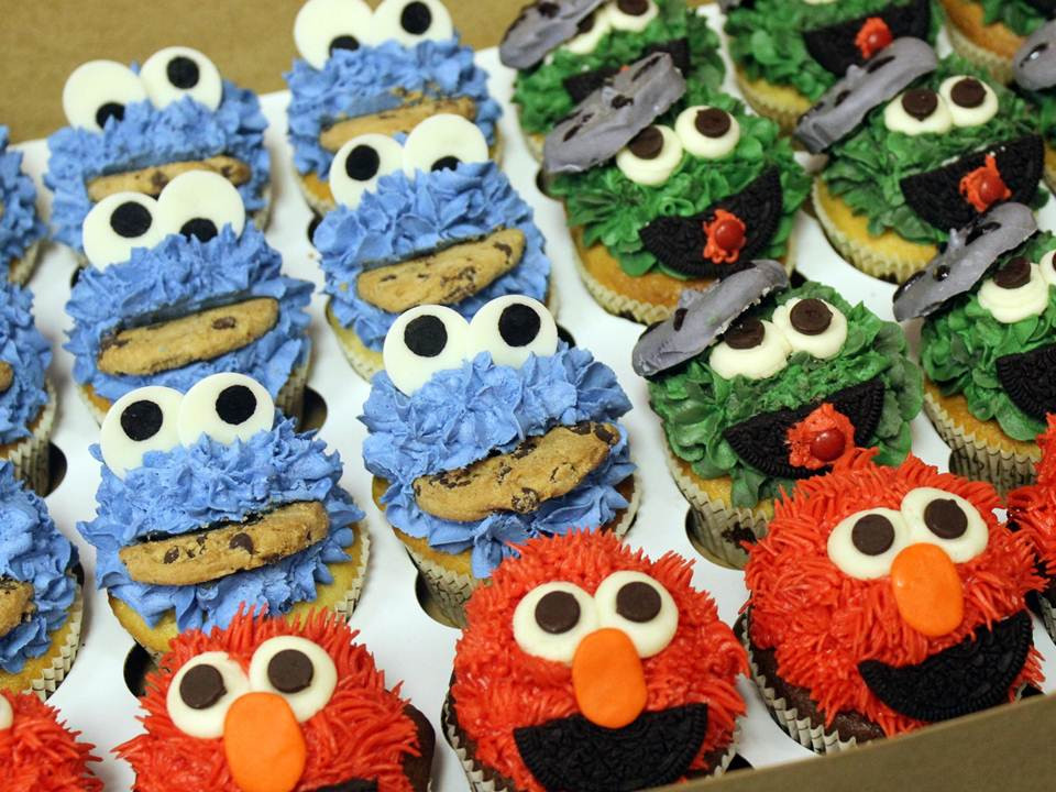 Sesame Street Cupcakes
 Sesame Street