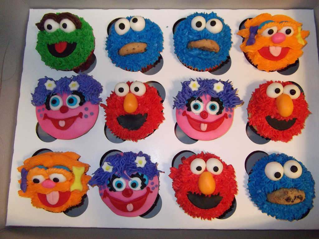 Sesame Street Cupcakes
 Sesame Street Cupcakes designercupcakesandmore