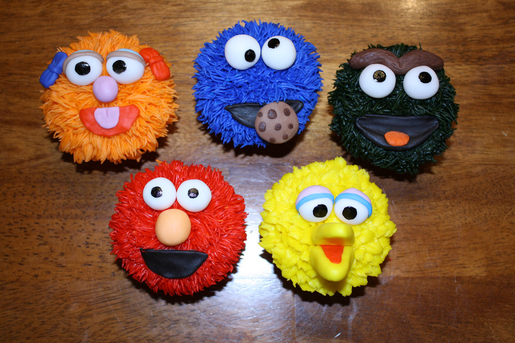 Sesame Street Cupcakes
 Sesame Street cupcakes Sesame Street cupcakes