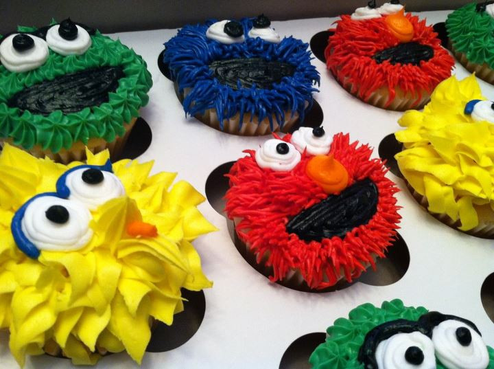 Sesame Street Cupcakes
 Sweet Treats by Susan Sesame Street Cupcakes