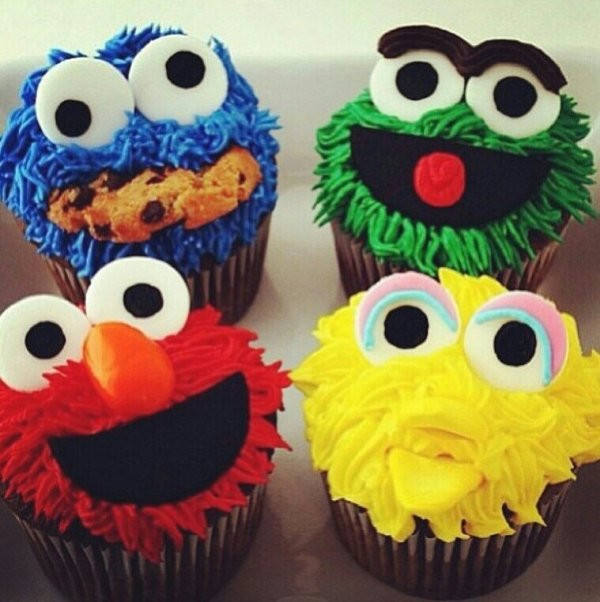 Sesame Street Cupcakes
 50 of the Cutest Cupcakes You ll Ever See Food