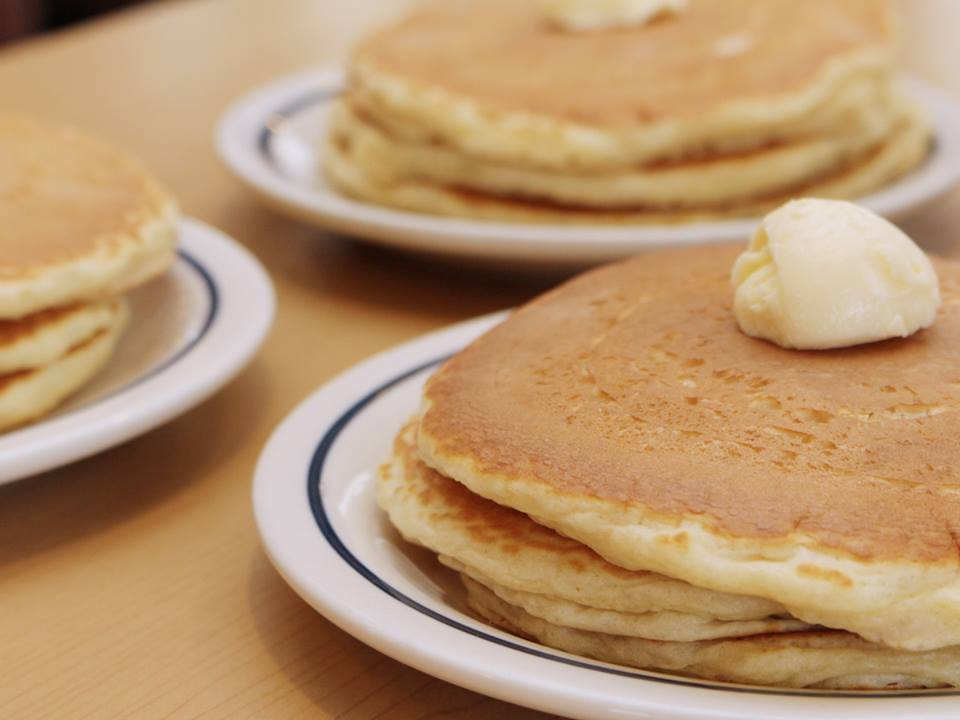 Short Stack Pancakes
 IHOP offers $1 short stack pancakes for No Kids Hungry