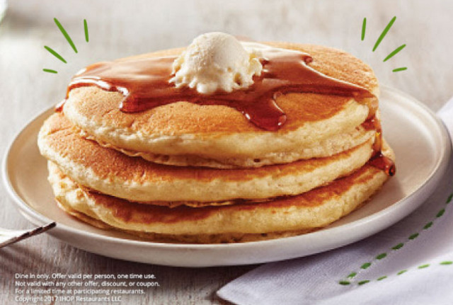 Short Stack Pancakes
 IHOP $ 77 Short Stack of Pancakes on St Patricks Day