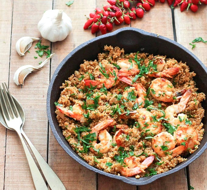 Shrimp And Quinoa
 20 Weeknight Meals You Can Make in 30 Minutes or Less