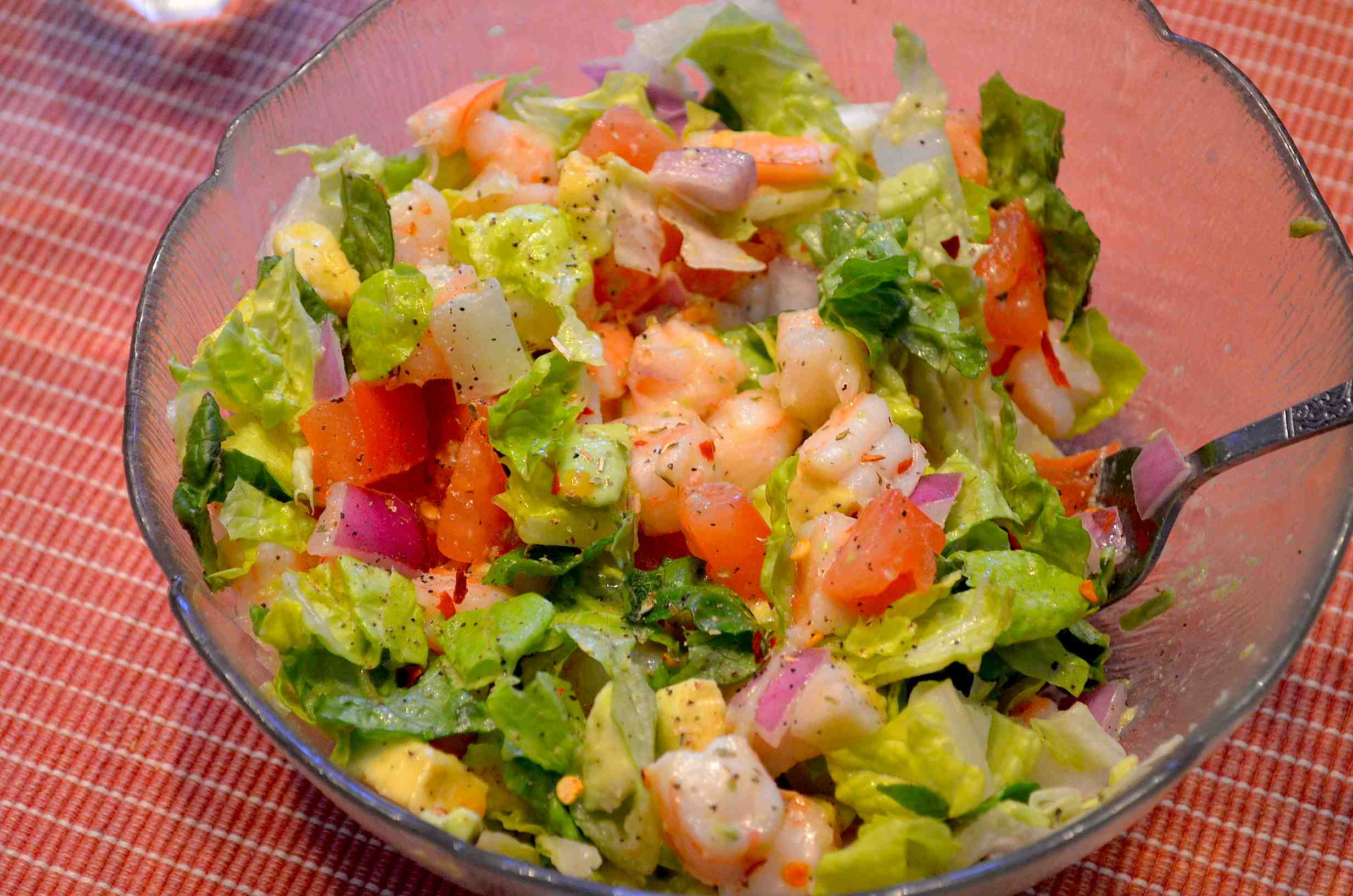 Shrimp Avocado Salad
 Avocado Shrimp Salad with Lime Dressing