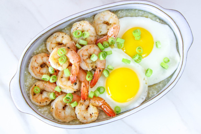 Shrimp Breakfast Recipes
 Shrimp & Grits For 2