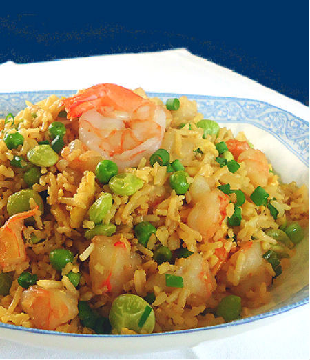 Shrimp Fried Rice
 e Perfect Bite Shrimp Fried Rice